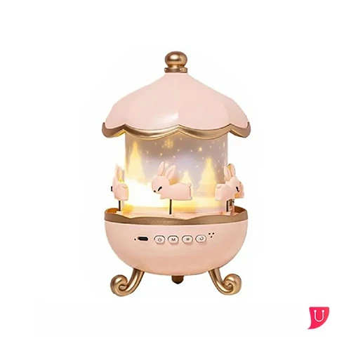 چراغ خواب پروژکتوری اسپیکردار 12 طرحه مدل Bunny