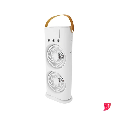 پنکه شارژی مه پاش 2 فن خنک‌کننده پرتابل ریموت دار مدل E-45F